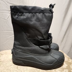 Columbia Kids Black Snow Boots